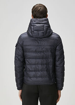 Lacivert Puff Mont - Görsel 6