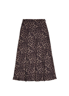Beymen Club Leopar Desenli Midi Etek - 6