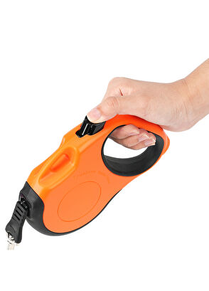 True Love Automatic Orange Dog Leash - 6