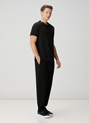 Beymen Club Siyah Cebi Logo Baskılı T-shirt - 3