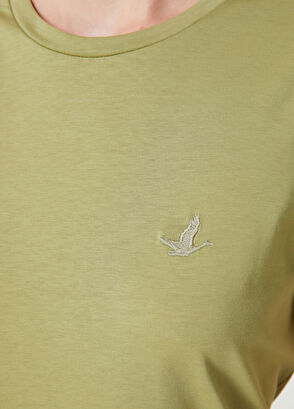 Beymen Club Oil Green Flowing T-shirt - 5