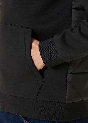 Beymen Club Siyah Kapüşonlu Jersey Mont - 8