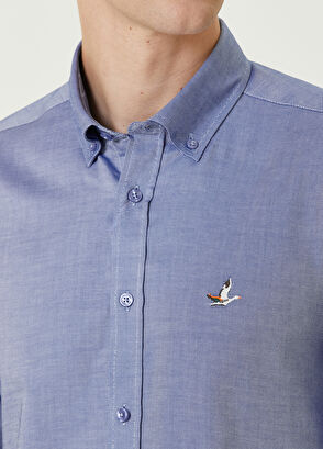 Beymen Club Slim Fit Koyu Mavi Gömlek - 5