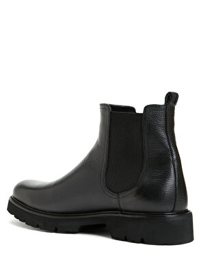 Beymen Club Black Men's Leather Chelsea Boots - 8