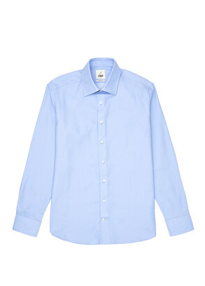 Beymen Club Slim Fit Mavi Non-iron Gömlek - 9