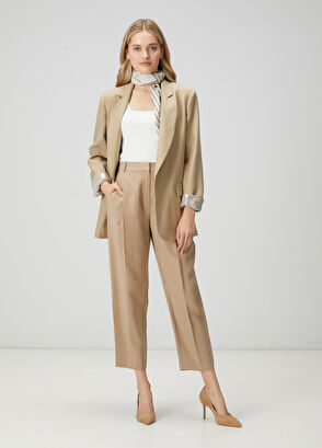 Beymen Club Off-White Square Neck Tank Top - 3