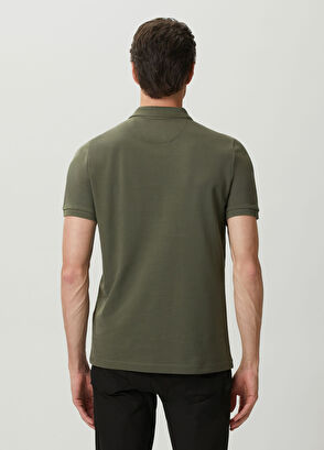 Beymen Club Khaki Zippered Polo Shirt - 4