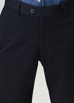 Beymen Club Regular Fit Lacivert Twill Dokulu Chino Pantolon - 4