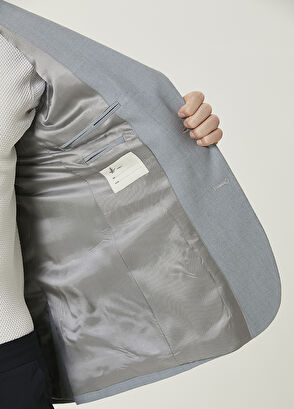 Beymen Club Gri Yün Karışımlı Ceket - 9