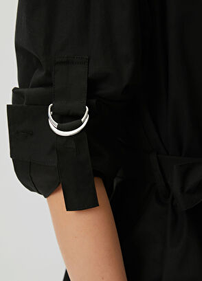 Beymen Club Siyah Mini Gömlek Elbise - 7