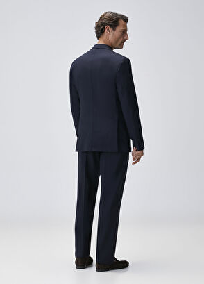 Lacivert Yün Takım - Görsel 9