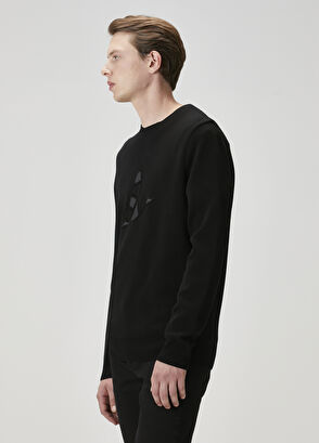 Beymen Club Black Logo Patched Sweater - 4