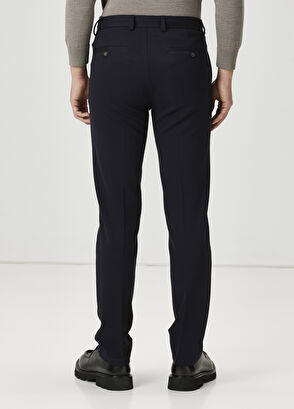 Beymen Club Navy Blue Waist Corded Knitted Sports Pants - 3