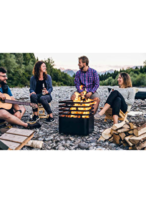 Decofire Cube Ateş Kovası ve Barbekü Setİ - 5