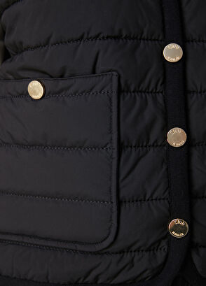 Beymen Club Siyah Kapitoneli Bomber Yelek - 8