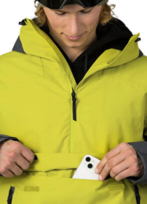 Hannah Patty FD Citronelle Asphalt Hooded Men's Ski Jacket - 8