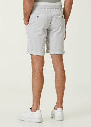 Beymen Club Slim Fit Taş Twill Şort - 3