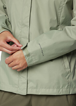 Arcadia II Yeşil Kadın Yağmurluk - Görsel 7