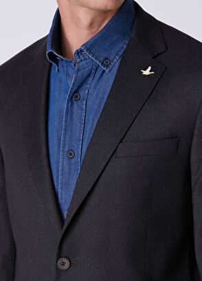 Beymen Club Dark Brown Elastane Flannel Wool Suit - 6