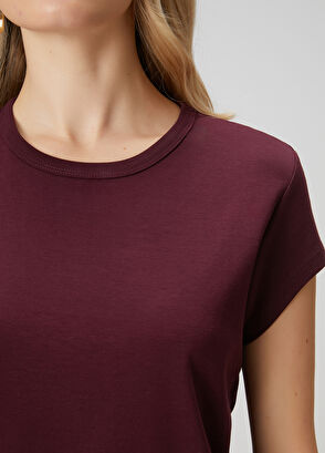 Beymen Club Mürdüm Basic T-shirt - 6