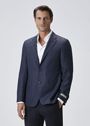 Beymen Collection Drop 7 Indigo Yün Ceket - 4