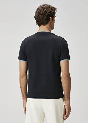 Beymen Club x Anadolu Efes Navy Blue Pique T-Shirt - 8