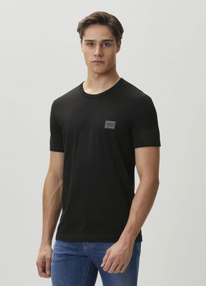 Dolce&Gabbana Black Logo Detailed T-Shirt - 3