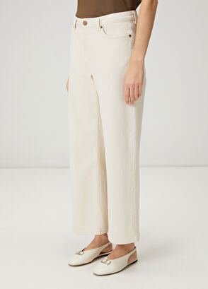 Beymen Club Ekru Jean Pantolon - 3