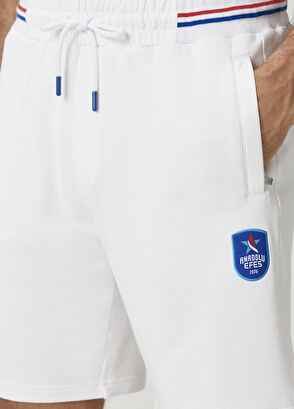 Beymen Club x Anadolu Efes Beyaz Jersey Şort - 4