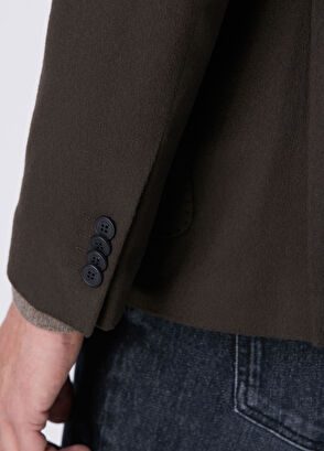 Beymen Club Brown Italian Cashmere Jacket - 7