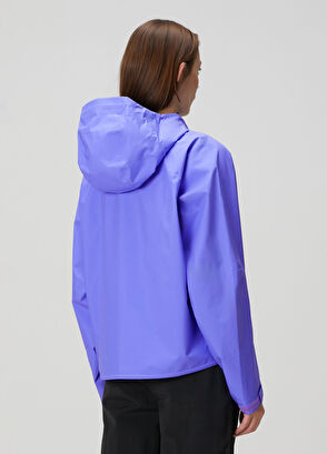 Horizon Lila Kapüşonlu Yağmurluk - Görsel 5
