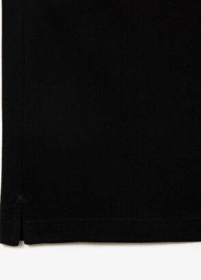 L.12.12 Siyah Slim Fit Kısa Kollu Erkek Polo T-Shirt - Görsel 9