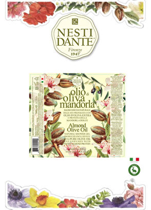 Nesti Dante Olio d'Oliva Badem ve Zeytinyağlı Arındırıcı Vegan Bakım Banyo ve Duş Jeli 300 ml - 5