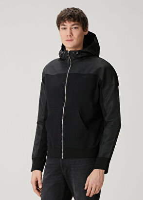 Givenchy Siyah Kapüşonlu Mont - 3