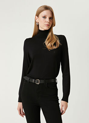 Beymen Club Black Logo Embroidered Knitwear - 4