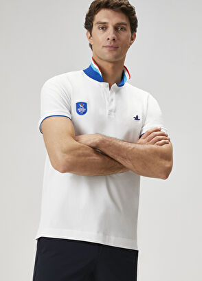 Beymen Club X Anadolu Efes Beyaz Polo Yaka T-shirt - 3