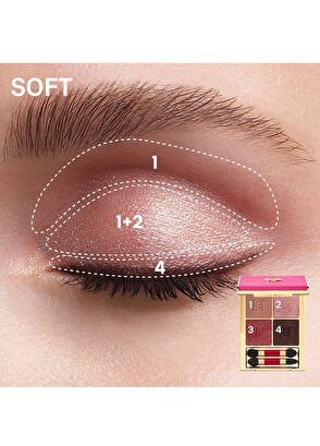 Carolina Herrera Eyeconica Eyeshadow Quad - Harmony Red Affair - 3