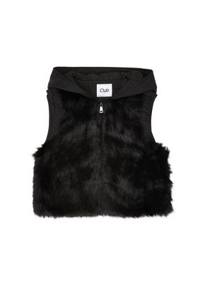Beymen Club Black Back Puff Fur Vest - 6