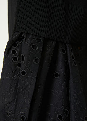 Beymen Club Siyah Beyaz Çizgili Kısa Kol Kazak - 6