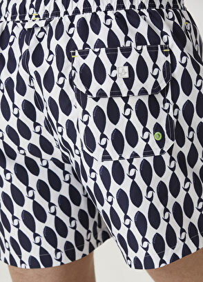 Beymen Club Lacivert Balık Desenli Mayo - 6