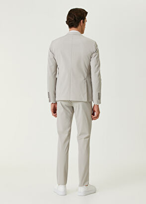 Beymen Club Slim Fit Taş Fitil Dokulu Takım Elbise - 6