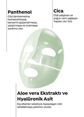 Dermal Seoul Face Cica Panthenol Hydrogel Melting Moisturizing Korean Mask 34 gr 5 Pieces - 3