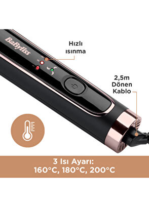 BaByliss C112E Curl Styler Luxe Siyah Şekillendirici - 6