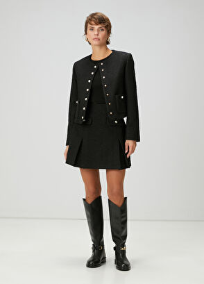 Beymen Club Siyah Tweed Ceket - 3