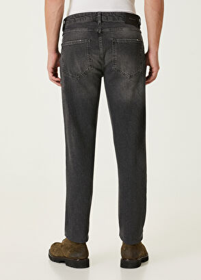 Slim Fit Dark Grey Jeans Beymen Club Slim Fit Dark Grey Jeans - 3