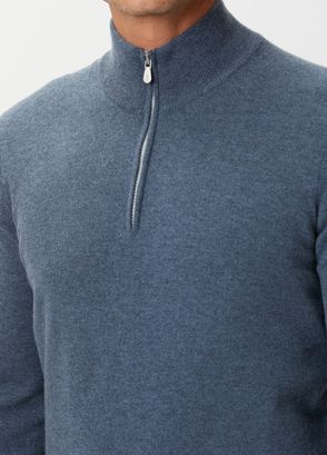 Brunello Cucinelli Indigo Cashmere Sweater - 5