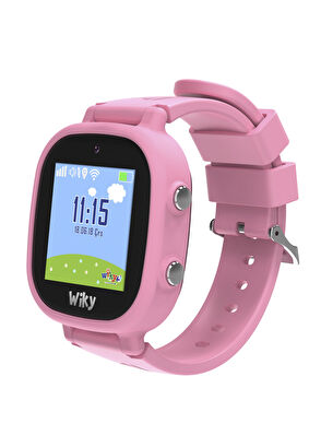 Wiky Watch Pembe 5E eSim'li Görüntülü ve Sesli Arama Akıllı Çocuk Saati  - 6