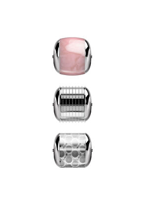 Geske MicroNeedle Face Roller Blue Mikro İğneli Buz Başlığı Pembe Kuvars Başlıklı Dermaroller Bakım Cihazı - 5