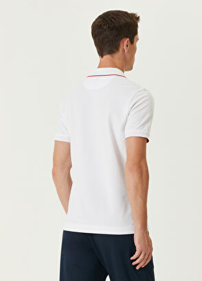 Beymen Club Slim Fit Beyaz Polo Yaka T-shirt - 5