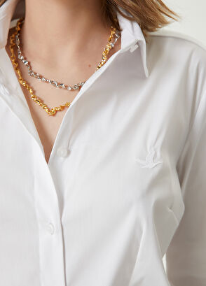 Beymen Club Slim Fit Beyaz Klasik Gömlek - 6